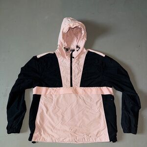 H&M Pink and Black Windbreaker